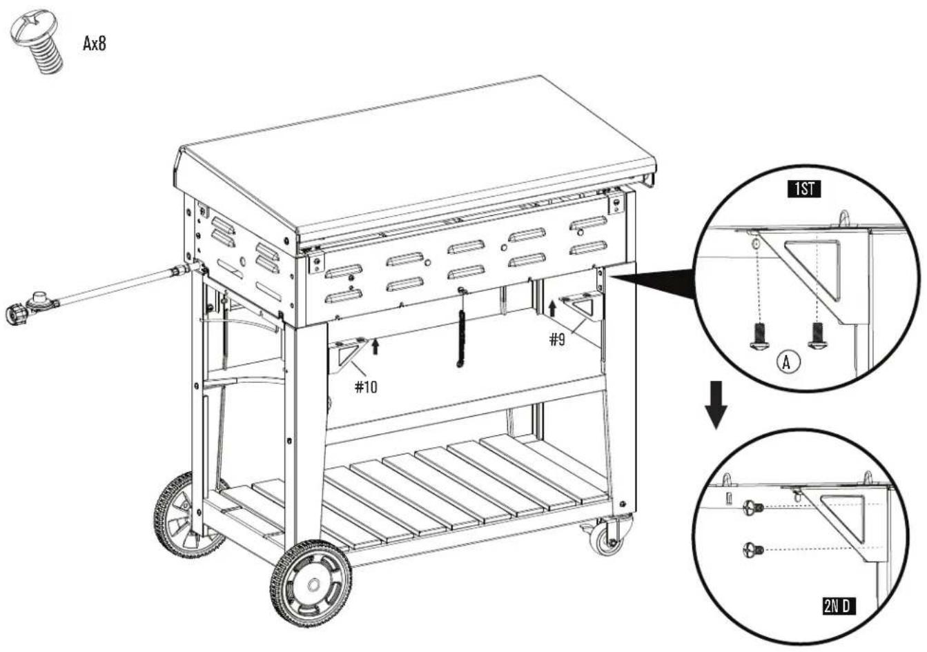 Char-Broil Performance 463814225 - ASSEMBLY / ASSEMBLAGE / ASAMBLEA - 1