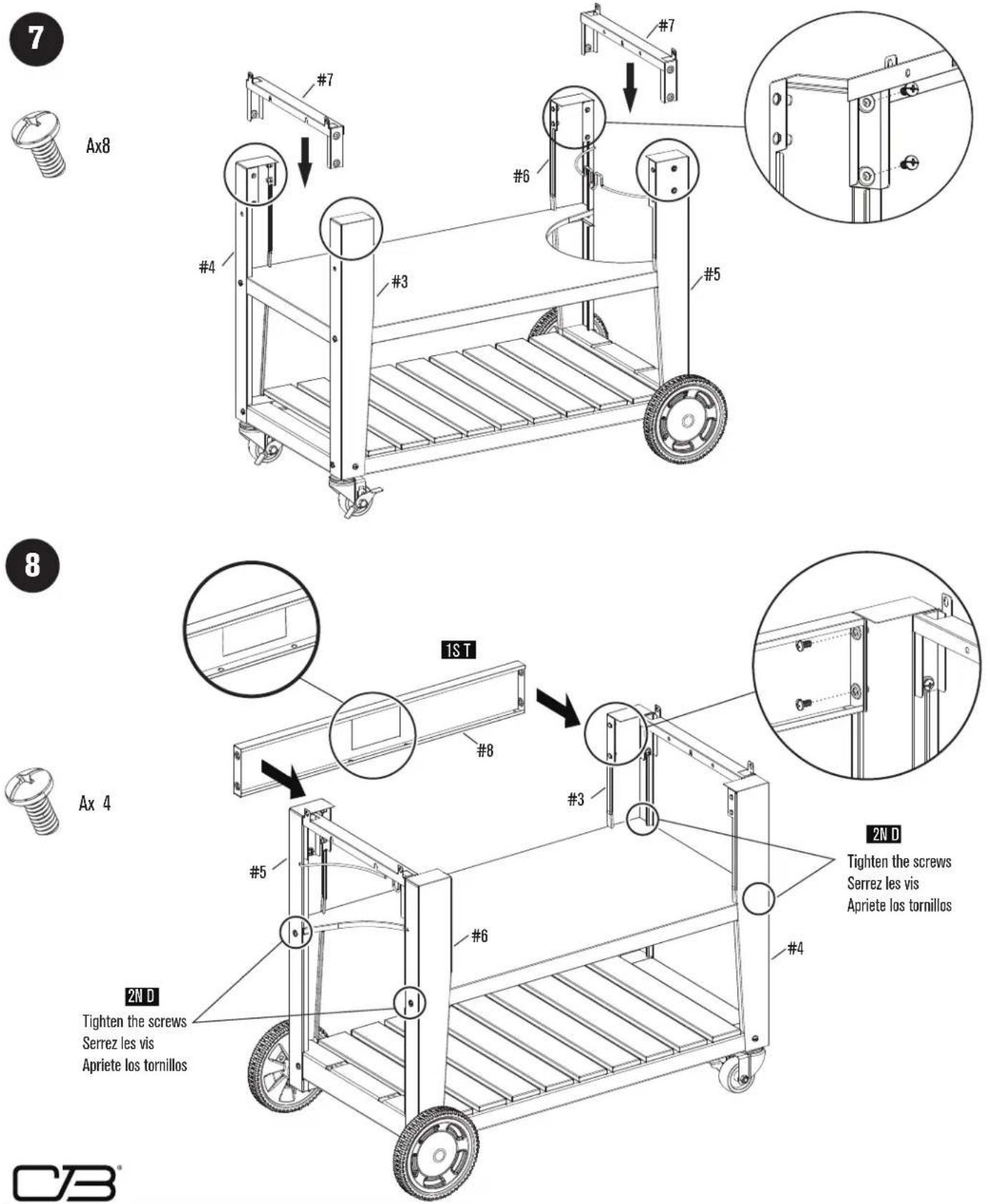 Char-Broil Performance 463814225 - ASSEMBLY / ASSEMBLAGE / ASAMBLEA - 1