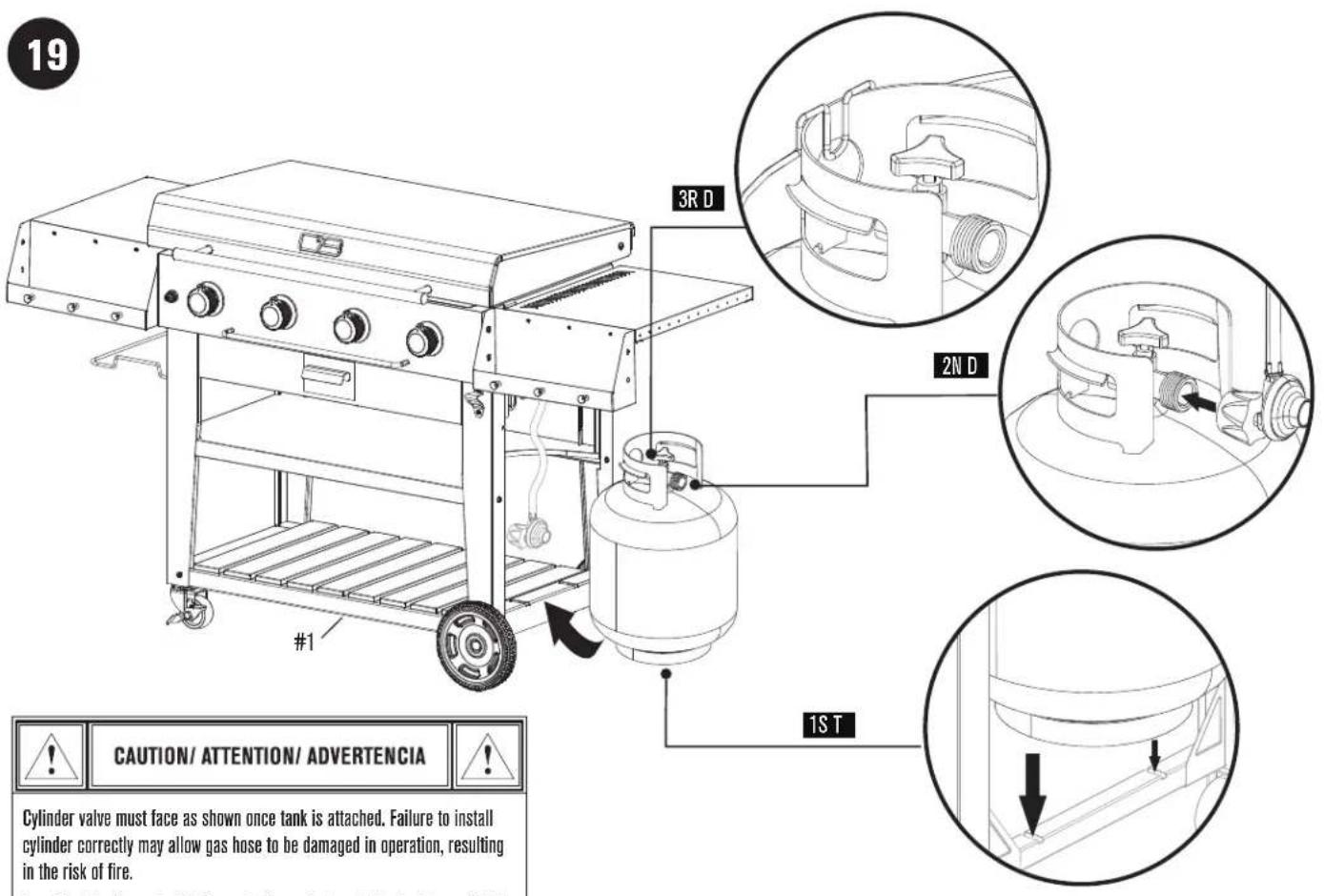 Char-Broil Performance 463814225 - ASSEMBLY / ASSEMBLAGE / ASAMBLEA - 1