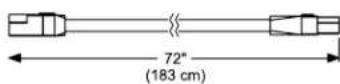 Dals Counterled Linear 9030CC - Cordons d'extensions compatibles (vendus séparément) : - 2