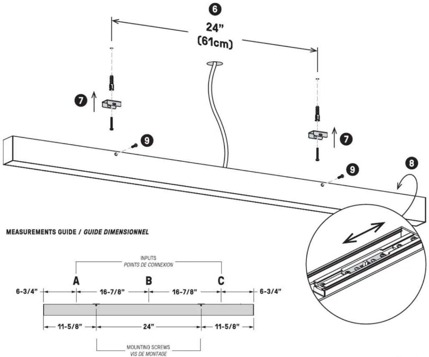 Dals Boulevard LNFM48-CC - Guide d'installation pour boîte octogonale - 20