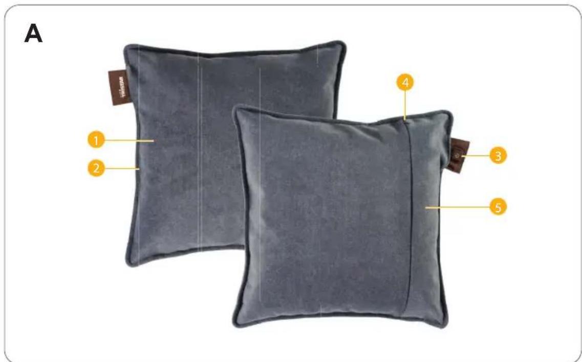 TRISTAR BW-4792 - CordlessHeating Pillow - 1