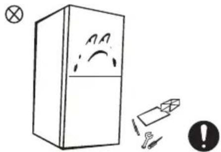 MIDEA MDRB521MIE02 - OPOZORILA V ZVEZI Z POSTAVITVIJO PREDMETOV - 3