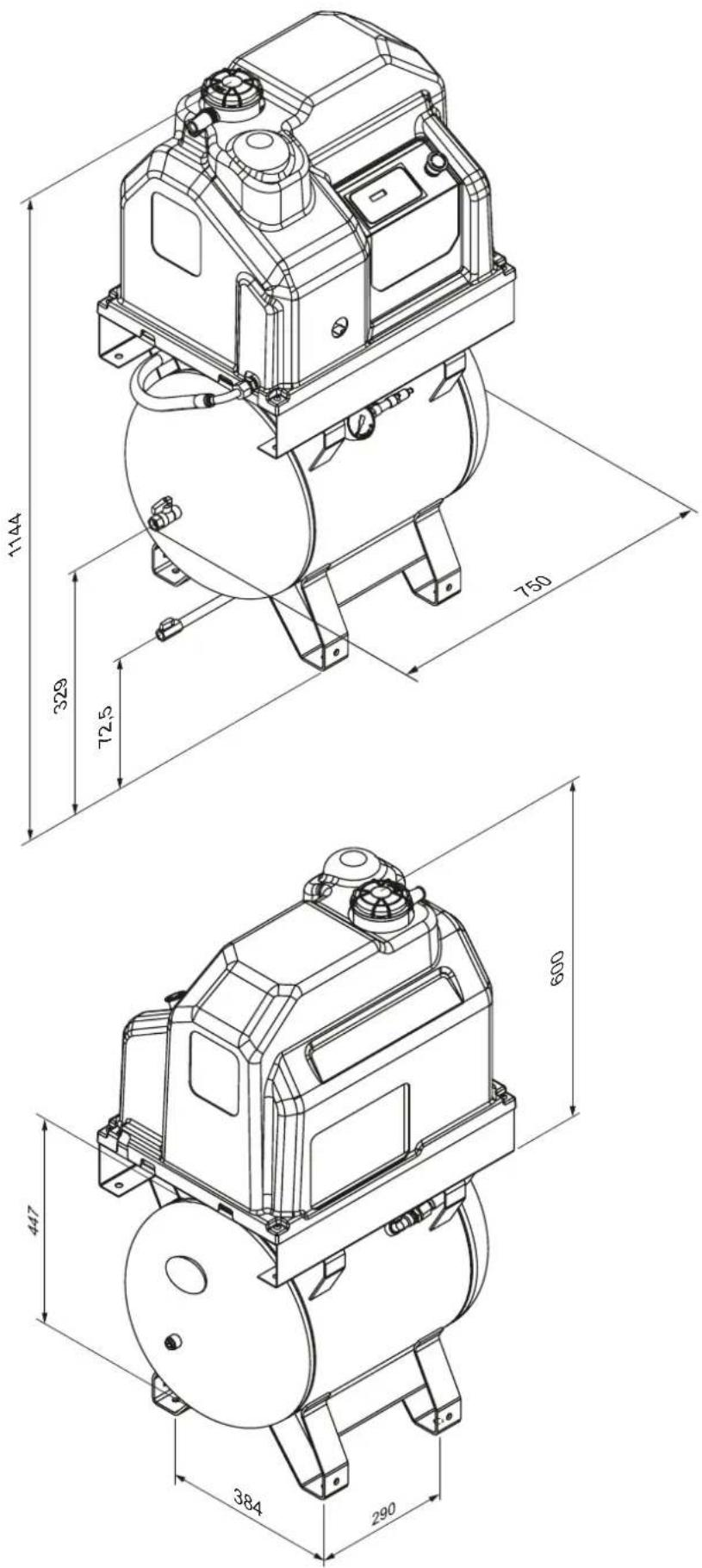 Airpress APS 3 Combi Compact - CURĂȚAREA / ÎNLOCUIREA FILTRULUI DE AER - 3