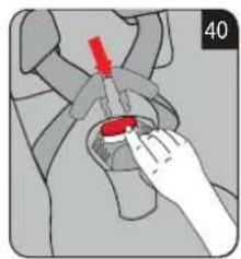 Luvion Aegis 360 - REMOVAL OF THE 5-POINT HARNESS SYSTEM - 1