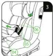 Luvion Aegis 360 - Adjustment of harness and head restraints - 1