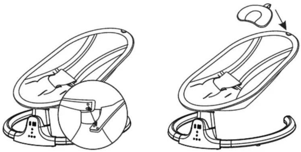 Luvion Baby Swing - Plaatsing op het standaard - 2