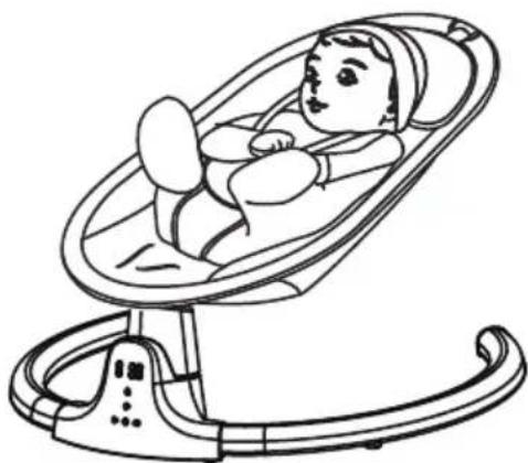 Luvion Baby Swing - VEILIGHEIDSGORDEL INSTRUCTIES - 1
