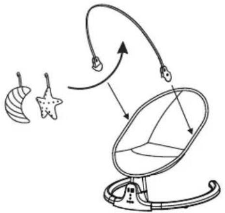 Luvion Baby Swing - Oreiller et Housse De Chaise - 2