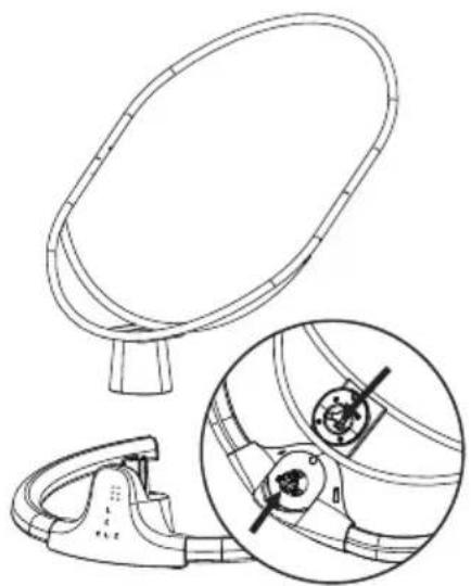 Luvion Baby Swing - Plaatsing op het standaard - 1