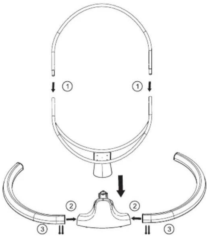 Luvion Baby Swing - Instructions de montage : - 1