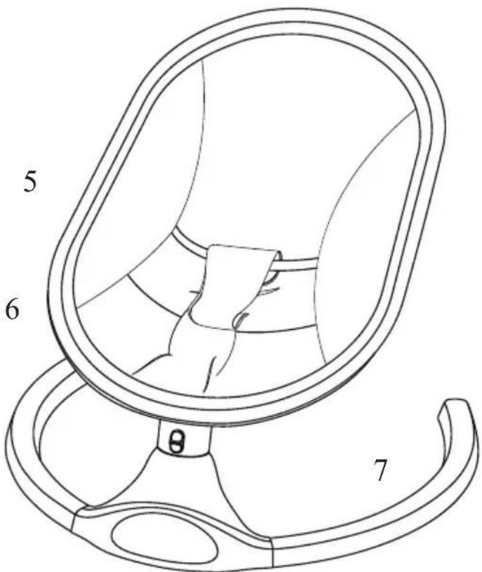 Luvion Baby Swing - Electrische Baby Swing - 3