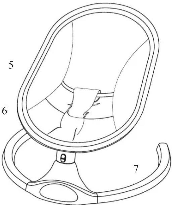 Luvion Baby Swing - Elektrische Babyschaukel - 3