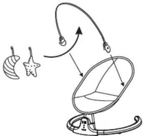 Luvion Baby Swing - Plaatsing op het standaard - 3