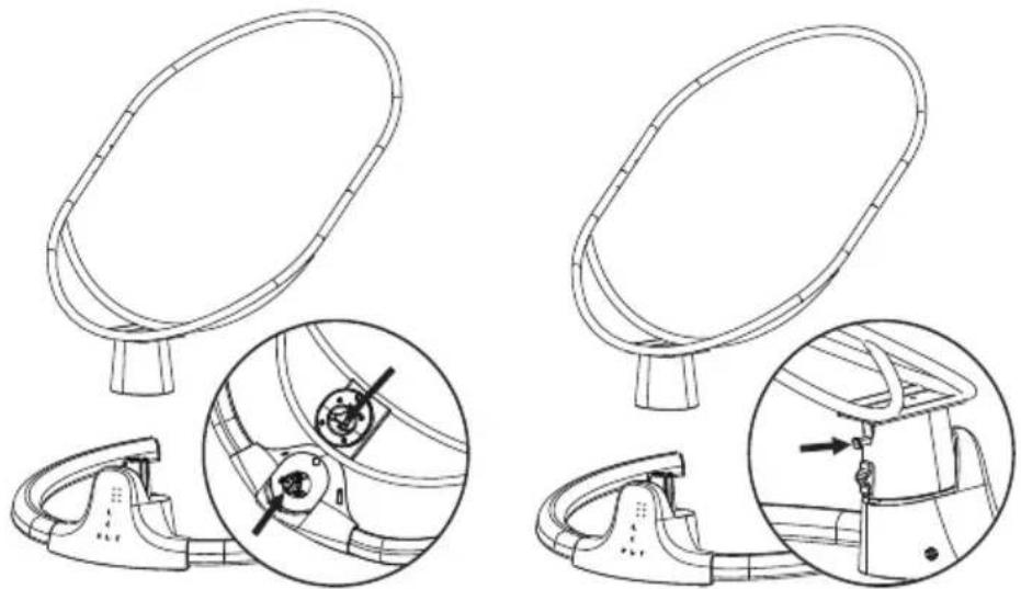 Luvion Baby Swing - Placement on the stand - 1