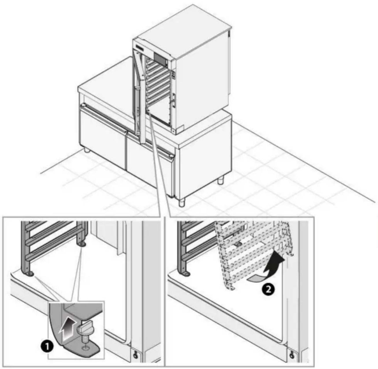 Unox EVEREO XEEC-1011-EPLS - Si des résidus alimentaires s'accumulent dans la chambre, nettoyez-la immédiatement pour éliminer le risque d'incendie. - 1