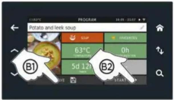 Unox EVEREO XEEC-1011-EPLS - E) Démarrer le programme choisi - 3