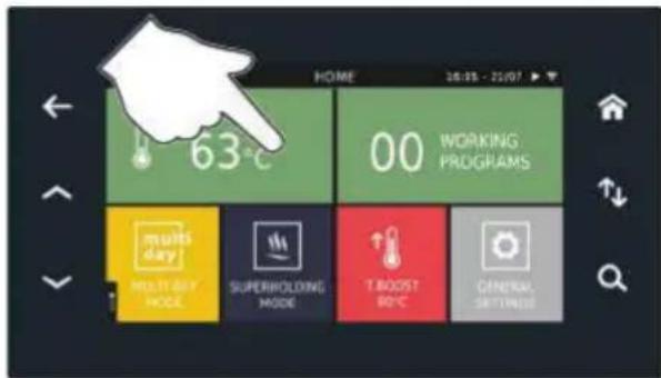 Unox EVEREO XEEC-0611-EPLS - F) Éteindre l'appareil - 1