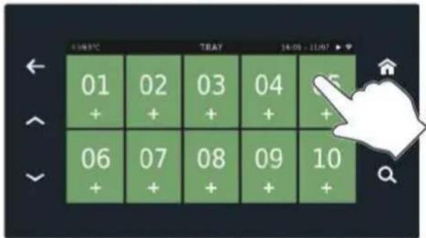 Unox EVEREO XEEC-0611-EPRS - Demarrer le programme en mode LISTE - 4