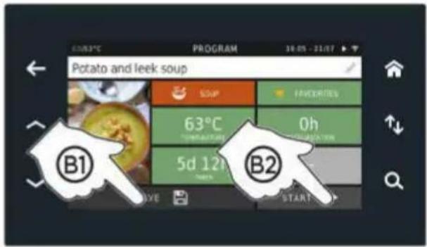 Unox EVEREO XEEC-0611-EPRS - E) Demarrer le programme choisi - 3