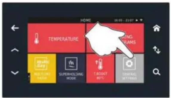 Unox EVEREO XEEC-0611-EPRS - G) RÉGLAGES - 1