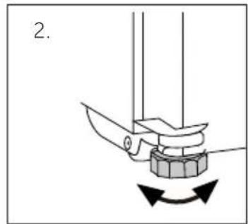 HAIER HTR3618CNMP - Alineación del aparato - 2