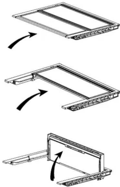 HAIER HDPR3618DNPK - Foldable shelf - 1