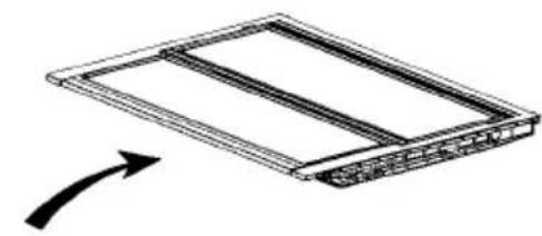 HAIER HTR3620CNPW - Klappbarer Einlegeboden - 1