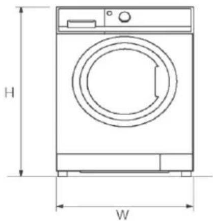 CANDY EY 29B8-S - Dimensioni del prodotto - 1