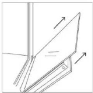 HAIER H6 ID23T1HTB - AUSSERHALB DES BACKOFENS: Ausbau und Reinigung der Glastür - 3