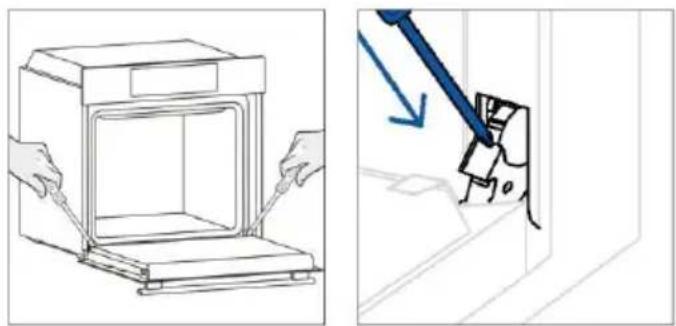 HAIER H6 ID23T1HTB - ΕΞΩ ΑΠΟ ΤΟΝ ΦΟΥΡΝΟ: αφαίρεση και καθαρισμός της γυάλινης πόρτας - 8