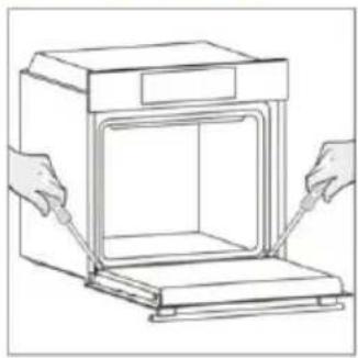 HAIER H6 ID23T1HTB - EXTERIOR DO FORNO: remoção e limpeza da porta de vidro - 1