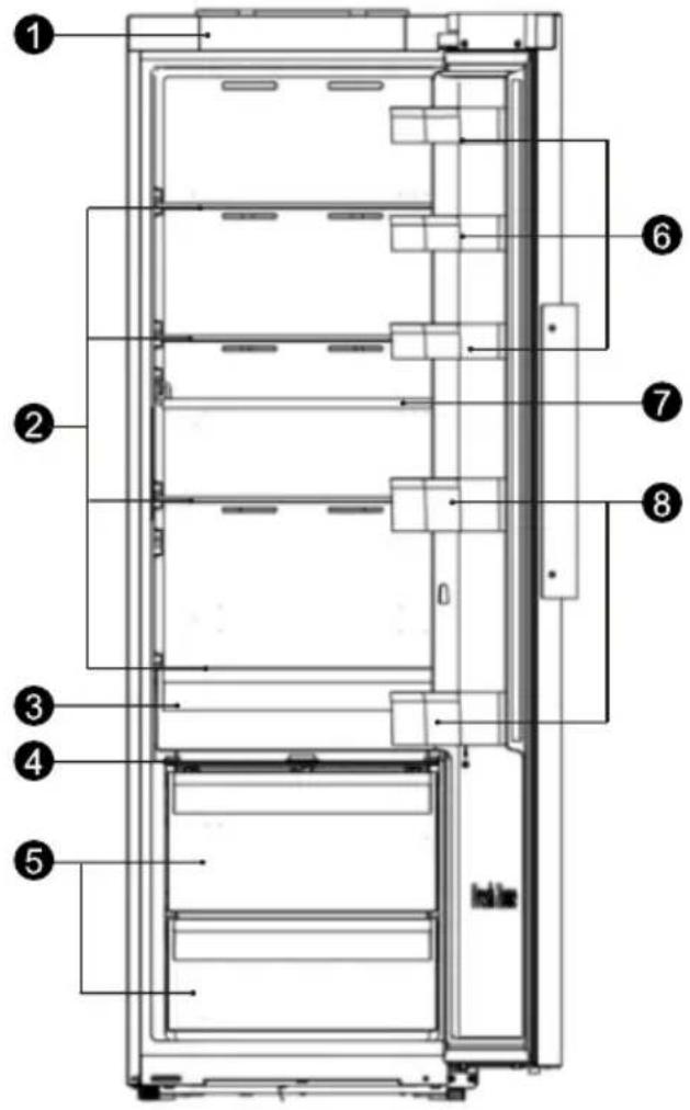 HISENSE RL3K370SEWE1 - DESCRIPTION OF THE APPLIANCE - 1