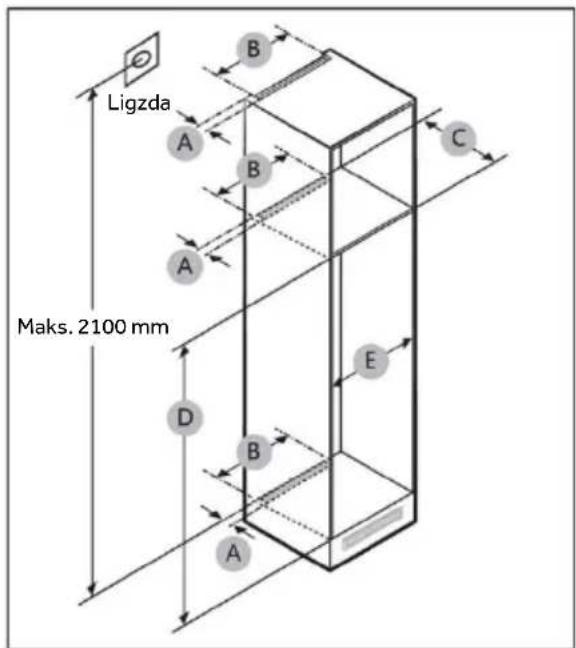 CANDY CNBQT3518D - Ventilācijas škērsgriezums - 3