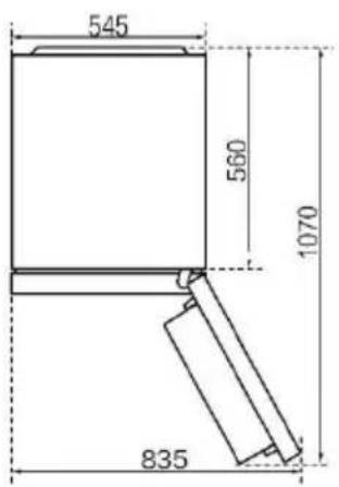 HAIER HTR3518DNMX - Spațiu recomandat - 1