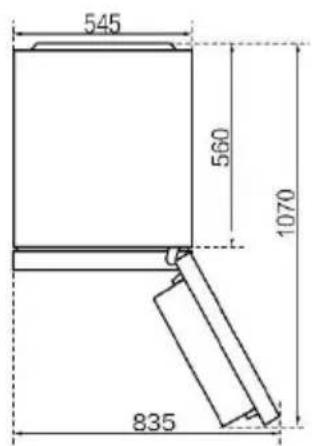 HAIER HTR3518DNMX - Espace recommandé - 1
