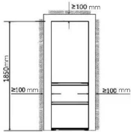 HAIER HTR3518DNMX - Sectiune transversala ventilare - 1