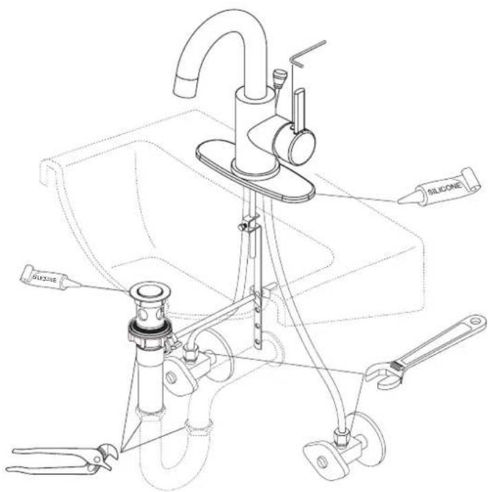Peerless-AV P191102LF - Pour installer votre robinet peerless® facilement, vous devez: - 1