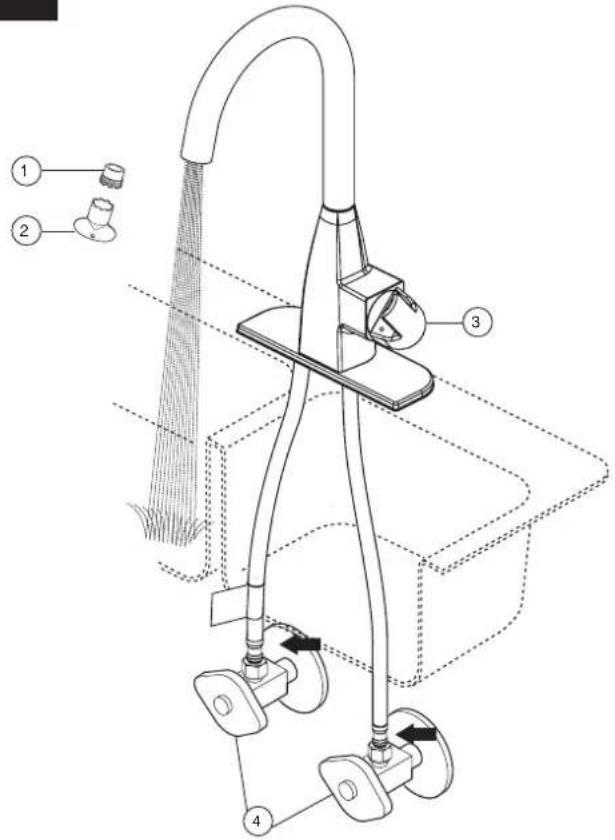 Peerless-AV P1819LF - Pour installer votre robinet peerless® facilement, vous devez: - 4