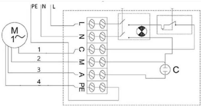 Hillvert HT-ROBSON-SP2200-72 - Schema del circuito elettrico - 1