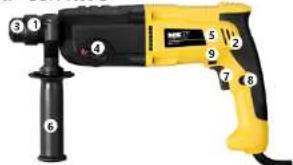 MSW BOH-1050-1 - Removing the tool: - 3