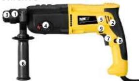 MSW BOH-1050-1 - A szerszám eltávolítása: - 4