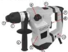 MSW BOH-1050-1 - Rimuovere l'accessorio: - 1