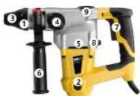 MSW BOH-1050-1 - Rimuovere l'accessorio: - 2