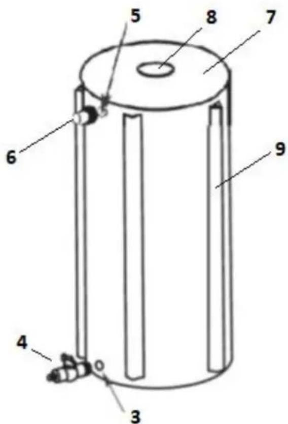 Hillvert HT-WT-750L - Tartály - 1