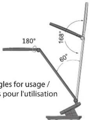 Dainolite TND-1710LEDT-MGRY - On/off mode / mode marche/arret - 2