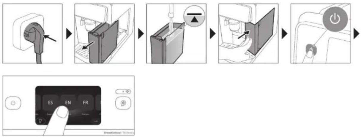 PHILIPS 8000 Series EP8757 - Einstellung der Kaffeemaschine - 1