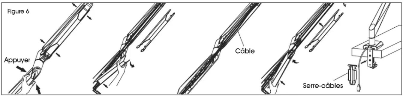 Uline H-7621 - GESTION DES CÂBLES - 1