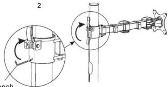 Uline H-7618 - ATTACHING MONITOR ARM - 2