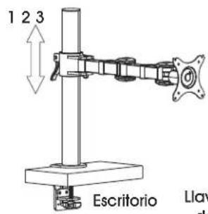 Uline H-7618 - FIJAR EL BRAZO PARA MONITOR - 1